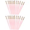 24PCS Portable Lip Brushes, Lightweight Makeup Tool with Ergonomic Handle, Soft for Delicate Lipstick Application, to Carry for On Go Beauty Lovers view 3