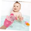 ARTSEWPLY 3Pcs Animal Design Shower Mitts Multi Function Exfoliating Bath Gloves for Deep Cleaning Gentle Scrubbing Comfortable Lightweight for Bath view 2