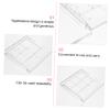 DECOMELODY 4pcs Eyeshadow Palette Makeup Container Lid Empty Makeup Case for Travel and Storage Suitable for Cosmetics Random Style view 3