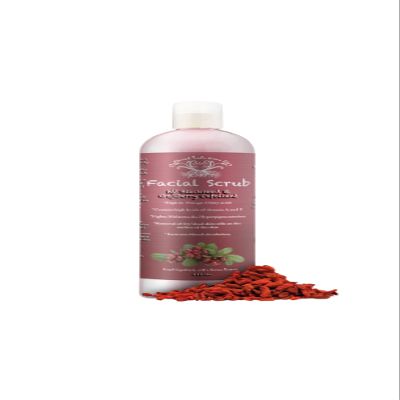Facial Scrub with Black Seed & Goji Berry Vitamin A & E Enriched Exfoliating Cleanser