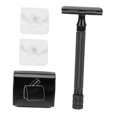 ARTSEWPLY Manual Safety Razor Vintage Style Shaver Handle Beard Shaving Tool Set