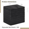100-Pack Black Disposable Bed Covers For Massage Tables, Lash Beds, Waterproof Pp Non-Woven, 31 X 71 Inches view 2