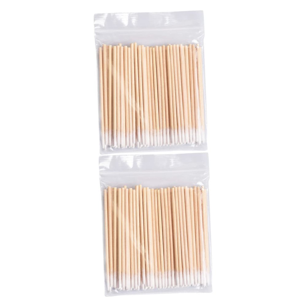 TOGEVAL 1000pcs Disposable Cotton Swabs Pointed Tips for Makeup Removal and Cleaning for Eyelash Extensions Tattooing and Crafting Projects