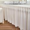 B/Beige,70x190(R),LDLCYCN Massage Table Bedskirt with Face Hole Comfortable Soft Spa Bed Cover with Skirt Beauty Salon Bedskirt with Elastic Band Skin-Friendly Massage Table Bed Cover view 4