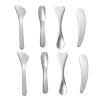 8Pcs Mini Stainless Steel Cosmetic Beauty Spatulas,Skincare Spatulas,Small Makeup Spatula, Makeup Cream Spoon,Mini Beauty Heart Spoons for Mixing and Sampling Masks Skin Care Creams Eye Cream view 1