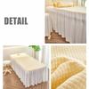 B/Beige,60x180(T),LDLCYCN Massage Table Bedskirt with Face Hole Comfortable Soft Spa Bed Cover with Skirt Beauty Salon Bedskirt with Elastic Band Skin-Friendly Massage Table Bed Cover view 2