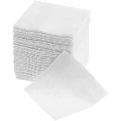 Makeup Remover Pads Makeup Remover Cloth Non Woven Square Facial Pads(White 100pcs)