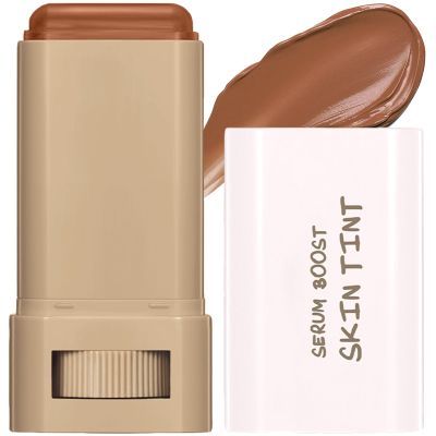 TIRDET Tinted Moisturizer Stick Serum for Boost Skin Tint, Multiuse Solid Tinted Moisturizing Foundation Stick, Natural Makeup, Solid Beauty Balm for Foundation and Contour Concealer