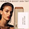 TIRDET Tinted Moisturizer Stick Serum for Boost Skin Tint, Multiuse Solid Tinted Moisturizing Foundation Stick, Natural Makeup, Solid Beauty Balm for Foundation and Contour Concealer view 3