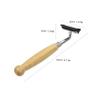 ARTSEWPLY 4pcs Stainless Steel Safety Razor Natural Bamboo Handle Hair Clipper Hair Razor Old Style Shaver for Men view 2