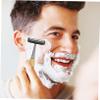 ARTSEWPLY 4pcs Stainless Steel Safety Razor Natural Bamboo Handle Hair Clipper Hair Razor Old Style Shaver for Men view 4