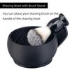 Grandslam Shaving Bowl with Ridges, Shaving Mug with Brush Stand, Shaving Soap Bowl for Shaving Cream and Soap, Durable & Holds Heat Longer, Rich & Thick Lather, Great for Traveling and Use at Home view 4