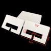 100Pcs White Hair Clip Display Cards Hair Bow Hairpin Packing Cards Hair Accessories Holder Paper Cardboard for Hairpins, Clips, Barrettes in Packing Paper Cardboard view 2