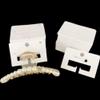 100Pcs White Hair Clip Display Cards Hair Bow Hairpin Packing Cards Hair Accessories Holder Paper Cardboard for Hairpins, Clips, Barrettes in Packing Paper Cardboard view 3