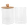 ABOOFAN Cotton Puff Box with Lid Portable Makeup Organizer for Cotton Pads Swabs Elegant Storage for Travel Home Use view 3