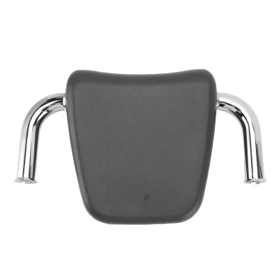 Bath Pillow Bathtub Headrest Pillow with Stainless Steel Bracket, Insulation PU Towel Rack Headrest, Shower Cushion for Home, Hotel 14.96x9.84x9.65inch