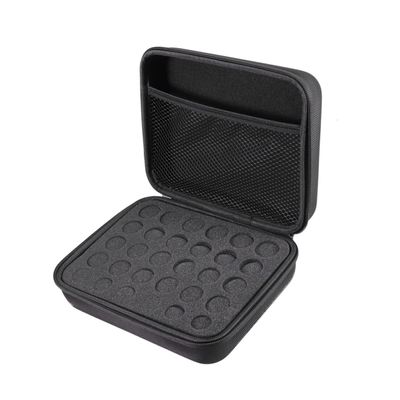 ARTSEWPLY 1pc Slot Essential Oil Bottle Storage Case Shockproof Carrying Bag for Roller Bottles Eva Hard Shell Protection for Aromatherapy The