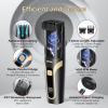 ENSSU Beard Trimmer for Men - Electric Cordless Vacuum Mens Beard Trimmer with Adjustable 20 Length Setting,Waterproof Mustache Trimmer with Ceramic Blade for Precision Facial Hair view 2