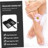 ARTSEWPLY 7-Piece Stainless Steel Pedicure Tool Set for Foot Care Dead Skin Remover Foot File Kit for Adults Professional Pedicure Supplies Comfort Grip view 2