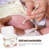 Baby Ear Swabs  Safe Tip Cotton Sticks, Wooden Infant Applicators | Soft Double End Hygiene Tool, Compact Cotton Stick With Storage Box For Skincares Use, Nose Tip Cleaning And Cosmetic Cleanup view 3