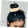 ARTSEWPLY 1set Donut Hair Bun Maker Kit Sponge Doughnuts U-shaped Pins and Hair Ties for Casual and Formal Events view 3