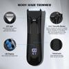 Karrte Manscape 5 in 1 Men's Grooming Kit, Beard Trimmer for Men, Groin & Body Hair Trimmer, Nose & Ear Hair Clippers, 5D Electric Razors, IPX7 Waterproof, LED Display with Travel Lock view 3