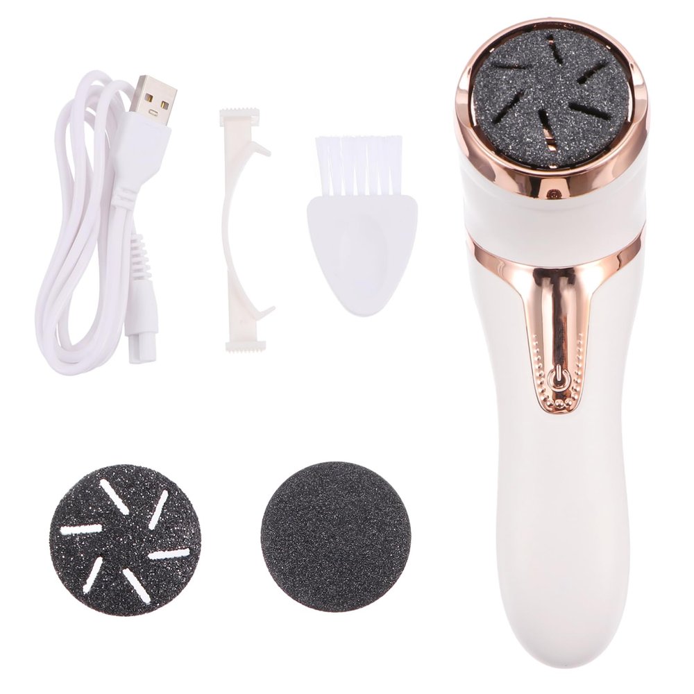 ARTSEWPLY Electric Callus Remover Foot Scrubber Rechargeable Pedicure Tool for Hard Skin and Cracked Heels Design for Home and Travel Portable Foot File with Ergonomic Grip