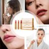 3-Piece Matte Lipstick Kit - Waterproof Nude Velvet Lipstick Set | Long-Lasting Non-Stick Lip Gloss for Women Girls Daily Birthday Date Travel Winter Makeup Soft Smooth Application view 4