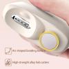 2 in 1 Automatic Electric Nails Clippers with Polishing Storage & LED Light Nails File Toenail Trimmer Adult Kids view 3