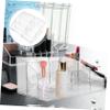 ARTSEWPLY 6-Compartment Acrylic Makeup Organizer Vanity Storage Box for Cosmetics Makeup Accessories and Jewelry Display view 4