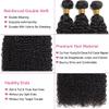 12A Brazilian Deep Wave Human Hair Bundles 18 20 22Inch 100% Unprocessed Brazilian Virgin Human Hair Weave 3Bundles Deep Wave Curly Hair Extensions view 3