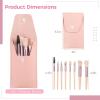 12 Travel Makeup Brush Sets, 8-Piece Synthetic Fiber Brush Set With Storage Pouch, Ideal For Parties, Weddings, And Gifts view 4