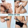 kensen V-Shaped Body Hair Trimmer for Men, Men's Groin & Pubic Hair Trimmer,Wet/Dry Cordless 3-in-1 Body Groomer for Men Green view 3