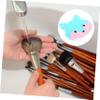 ARTSEWPLY Makeup Brush Pad with Suction Cup Deep Cleaning Tool for Cosmetic Brushes Multi Partition Design for Efficient Makeup Brush Washing present for Friends view 3