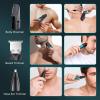 3-in-1 Body Groomer for Men, Men's Groin & Pubic Hair Trimmer 5D Head Shavers for Bald Men - 6 in 1 kensen Upgraded Magnetic Head Electric Razor view 3