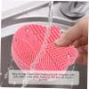 ARTSEWPLY Quality Silicone Makeup Brush Organizer Brush Cleaner Mat for Home Travel view 3