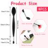 4PCS Double-headed Silicone Lip Scrubber, Reusable Lip Scrub Brush for Exfoliation, Blackhead Removal, Makeup Removal and Skin Care, DIY Facial Mask view 2
