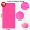 100 Pack 31" x 71" Disposable Non-Woven Massage Table Bed Covers - 2-Ply Waterproof Spa Sheets for Facial, Tattoo & Waxing.(pink 100pc) view 2