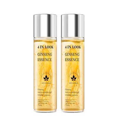 [4inlook official]Natural Ginseng Anti-Aging Hydrating Essence Water  100% Wild Ginseng from Himalayas, Deep Moisture & Wrinkle Care for All Skin Types Firming Skincare Serums Moisturizer Gentle