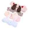 OFFIGAM Cat Ear Makeup Headband 4pcs Elastic Spa Facial Wash Hair Band for Women Cute Antlers Design for Skincare and Bathing view 1