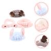 OFFIGAM Cat Ear Makeup Headband 4pcs Elastic Spa Facial Wash Hair Band for Women Cute Antlers Design for Skincare and Bathing view 4