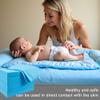 100 Pack 31" x 71" Disposable Non-Woven Massage Table Bed Covers - 2-Ply Waterproof Spa Sheets for Facial, Tattoo & Waxing. (blue 100pc) view 4