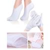 MOAIYU Moisturizing Socks and Gloves Set,Spas Socks and Gloves for Dry and Chapped Hands and Feet Skin Care,Snow Color Cloth Gloves view 2