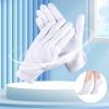 MOAIYU Moisturizing Socks and Gloves Set,Spas Socks and Gloves for Dry and Chapped Hands and Feet Skin Care,Snow Color Cloth Gloves view 3