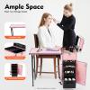 YIYIBYUS Portable Rolling Manicure Table for Nail Teach w/Audio, Professional Makeup Storage Manicure Dressing Table with Wheels 4 Drawers, Cosmetology Travel Case Workstation Artist view 3