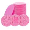 60-Count Compressed Facial Sponges Natural Cellulose - Reusable Professional Face Sponge for Cleansing, Exfoliating & Makeup Removal, Gentle Spa Skincare Tools for Travel Home Bath (pink) view 1