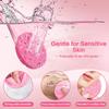 60-Count Compressed Facial Sponges Natural Cellulose - Reusable Professional Face Sponge for Cleansing, Exfoliating & Makeup Removal, Gentle Spa Skincare Tools for Travel Home Bath (pink) view 2