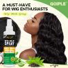 2PCS Wig Milk Spray for Synthetic Hair, Leave-In Conditioner Wig Detangler Spray for Human Wigs, Conditioner  Detangler 2 in 1 Moisturizer, Hydrates & Replenishes Synthetic Hair Wigs Easy Combing view 3