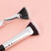 3Pcs Mascara Fan Brush, Folding Angle Lash Brush Mascara Applicator Tool Multifunctional Fan Shaped EyeLash Brushes with Soft Bristles for Upper Lower EyeLash view 4