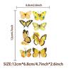 10 Sheets Cute Butterfly Temporary Tattoos Stickers, Birthday Themed Party Supplies Decoration Favors Cartoon Cute Sticker view 2